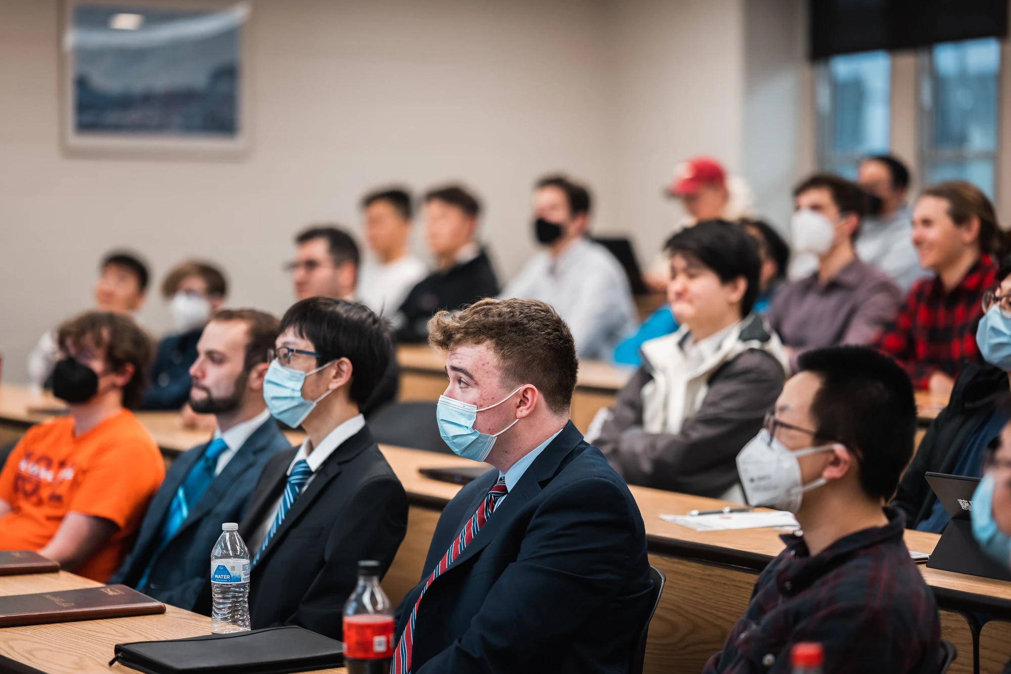 Students attending the ABB info session in 2023
