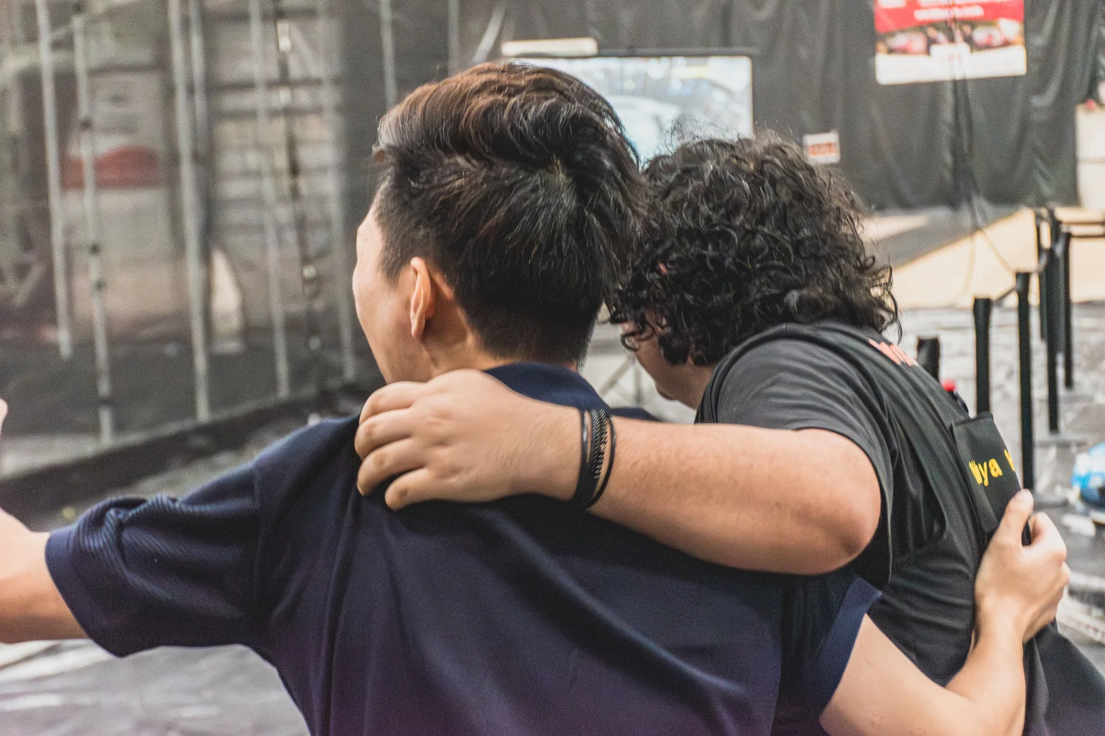 Supporting each other from the sidelines