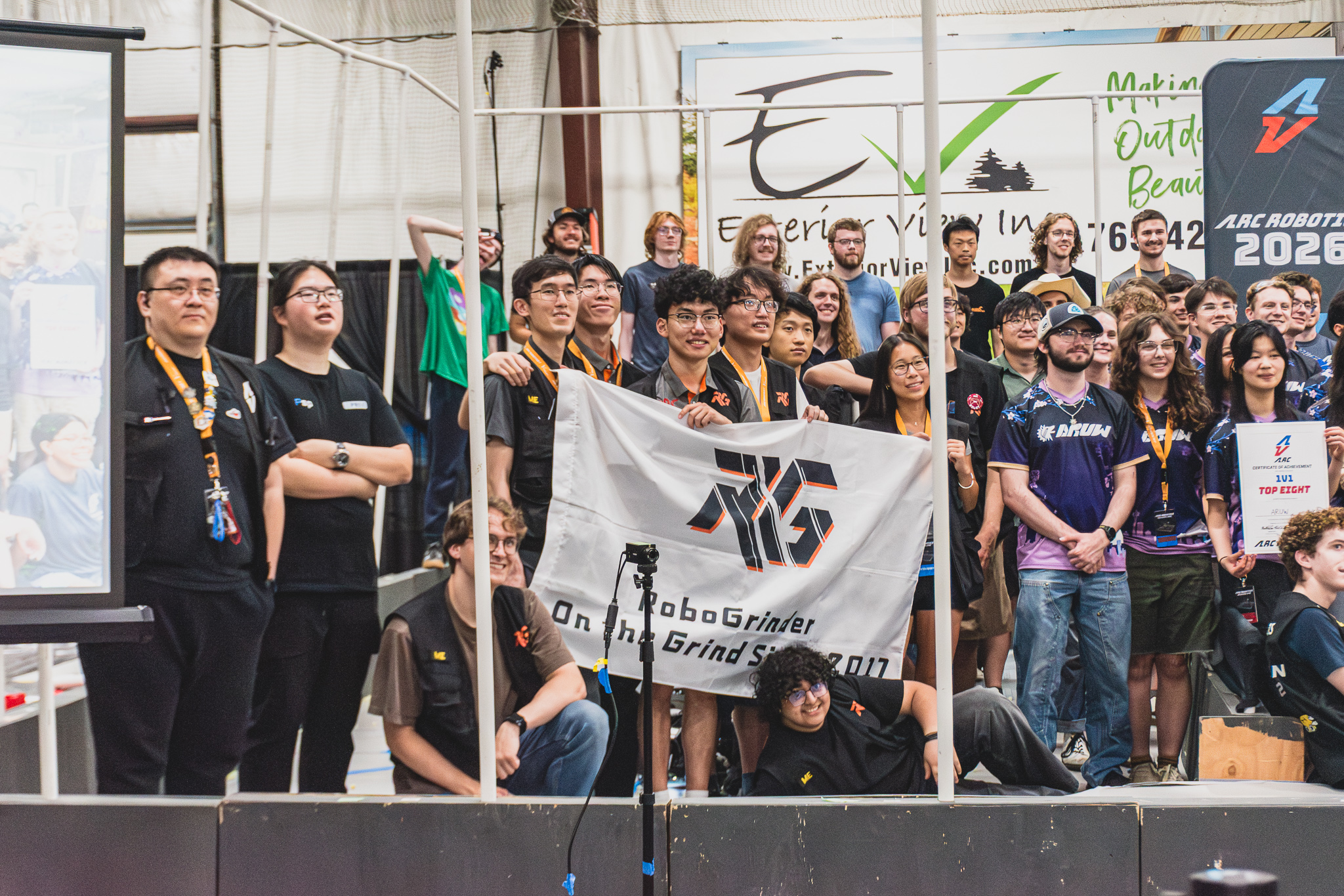 RoboGrinder alongside the other teams at ARC 2026