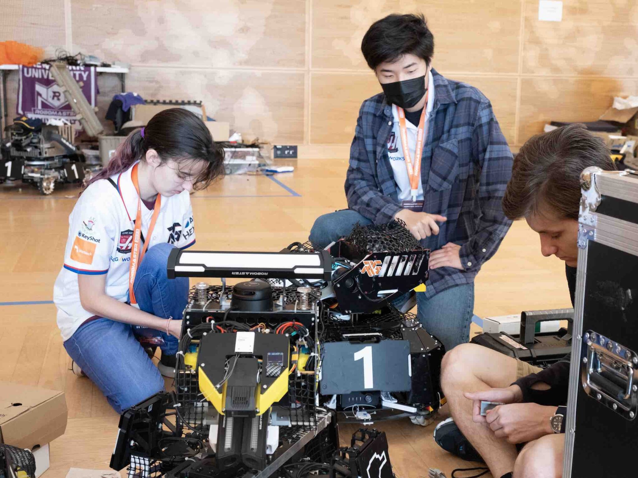 Troubleshooting the robots together