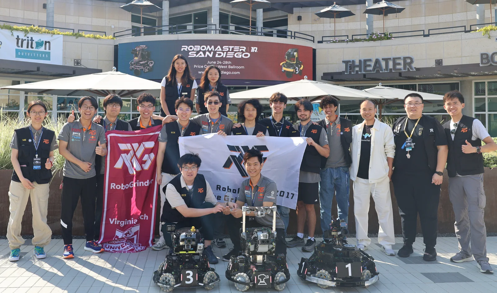 The 2025 team after our first-place finish